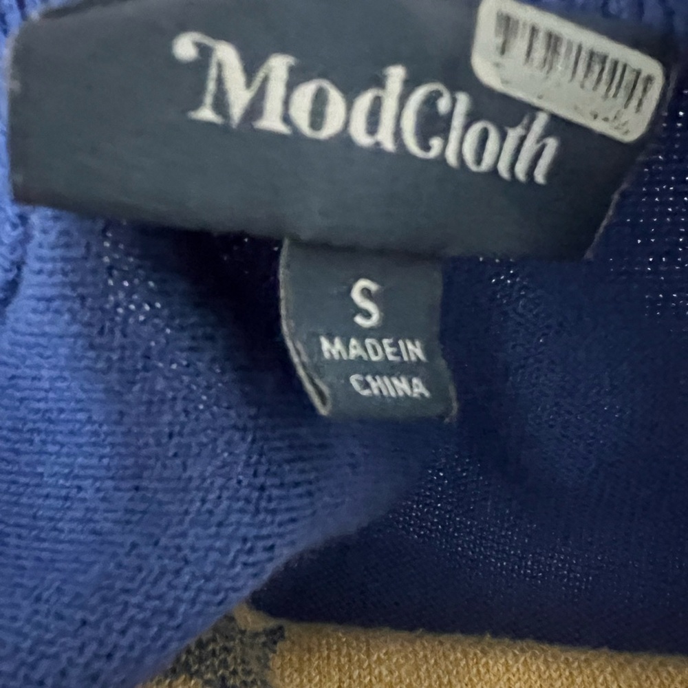 ModCloth Small Blue Starry Skies Desert Crewneck Sweater - Picture 5 of 7